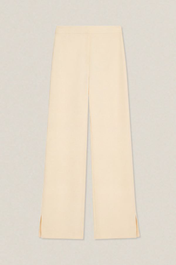 Massimo | Fluid trousers with slits
