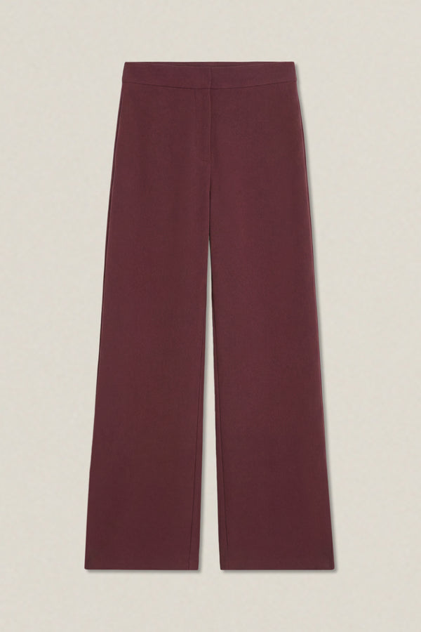 Massimo | Fluid trousers with slits