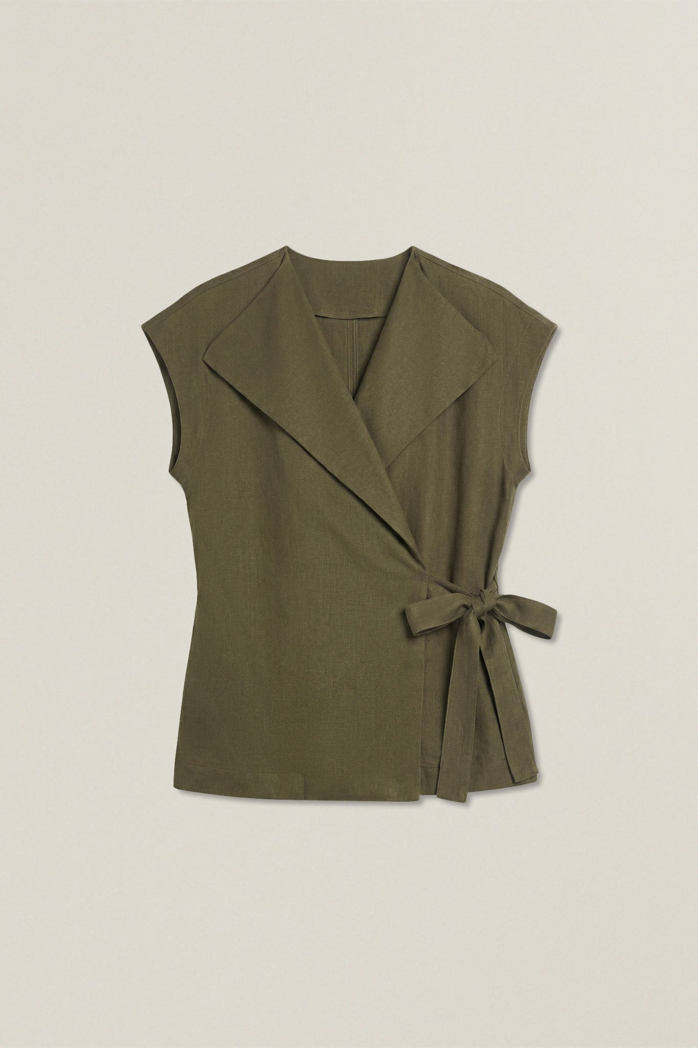 Rapallo | Linen wrap top