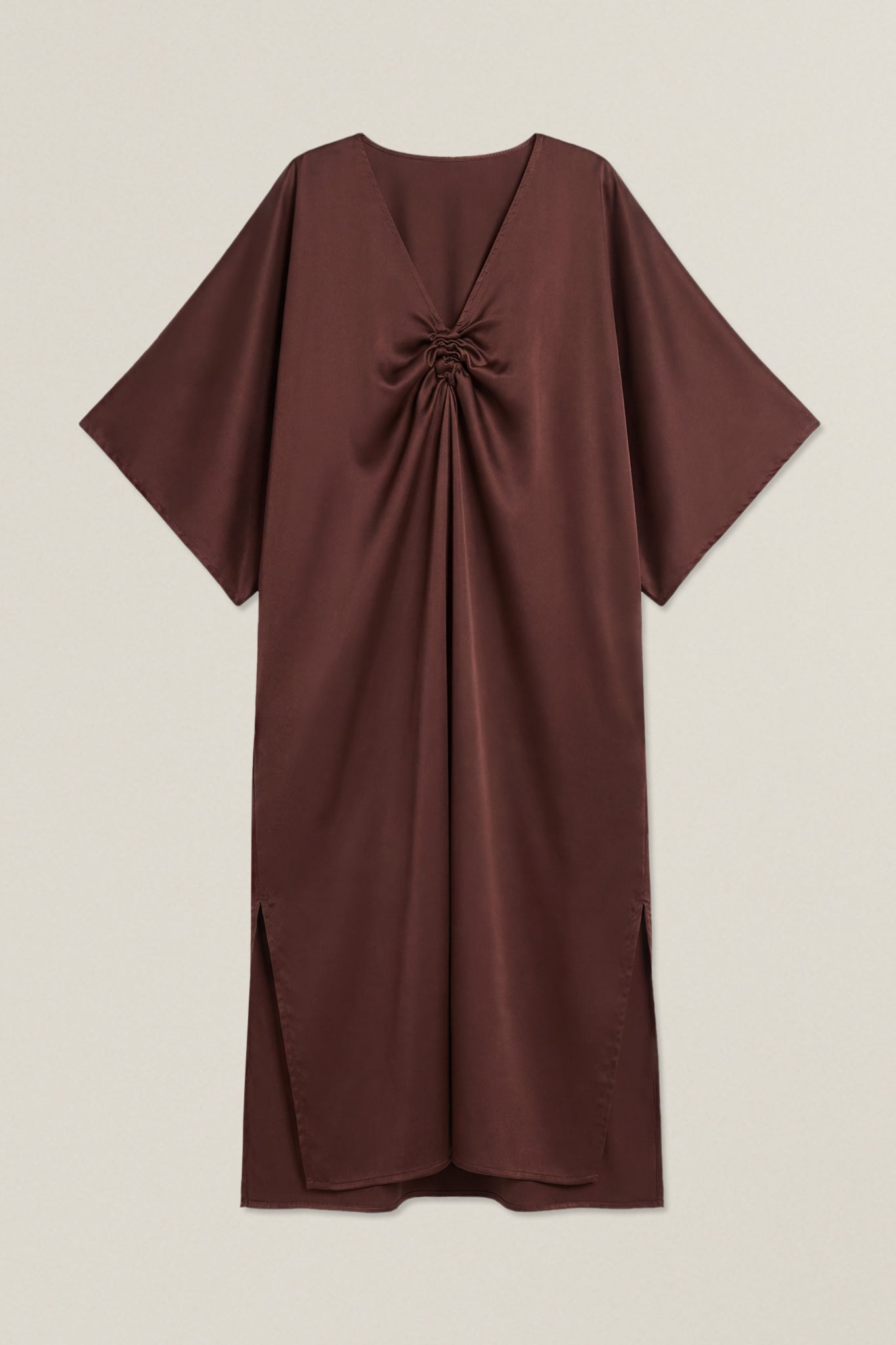 Daniela | Loose-fitting satin dress