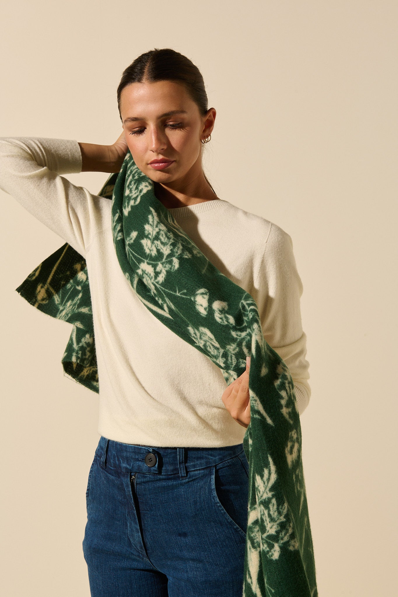 Flower scarf