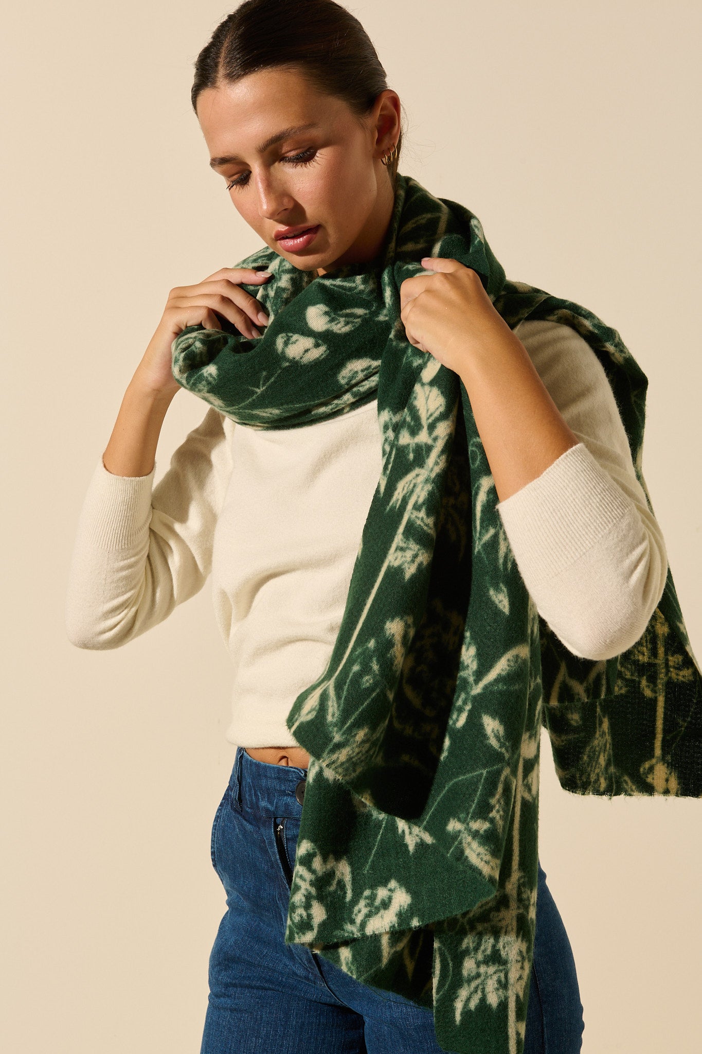 Flower scarf