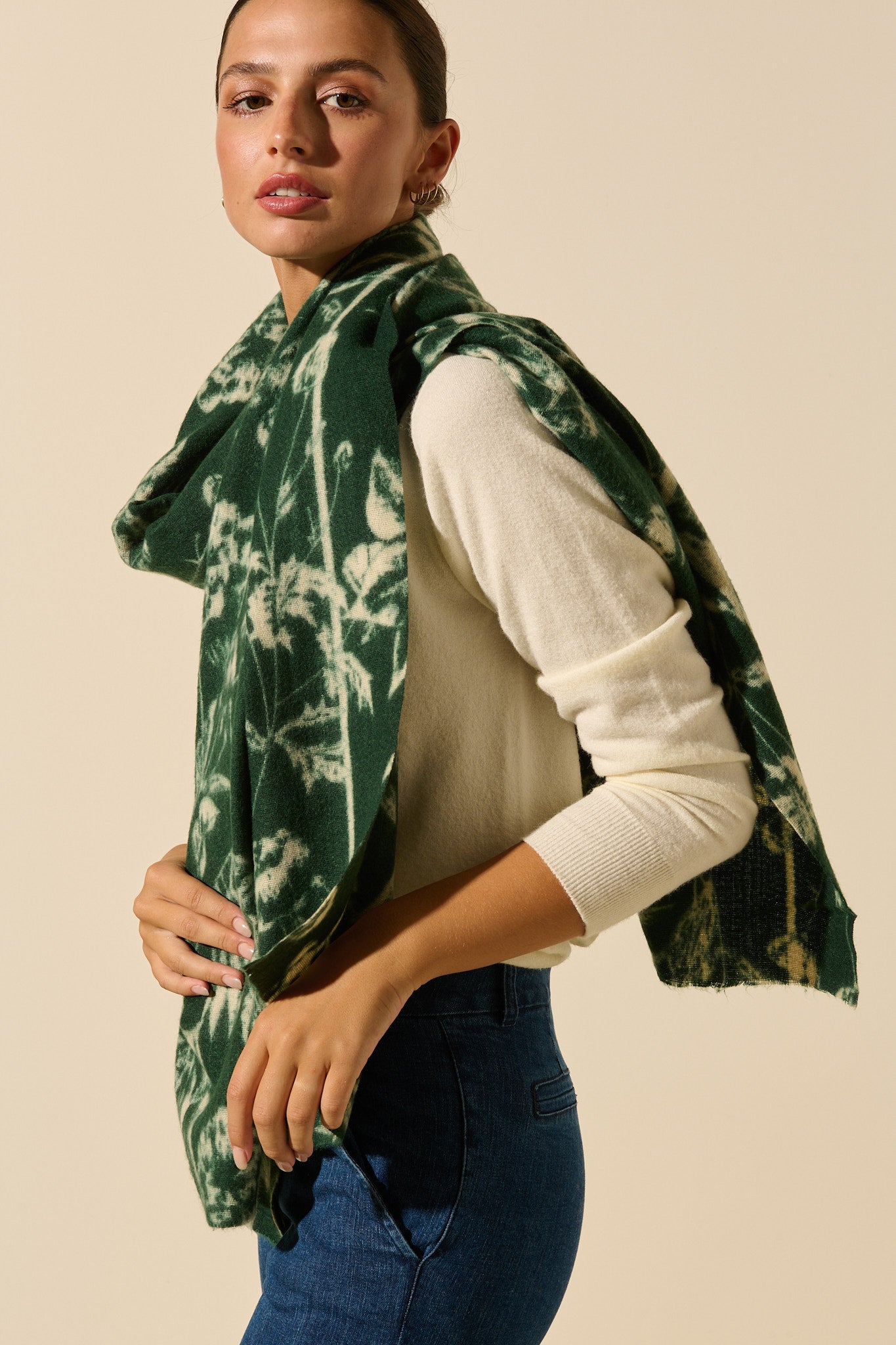 Flower scarf