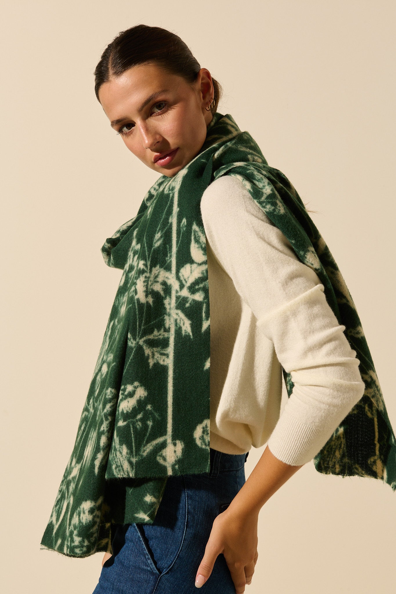 Flower scarf