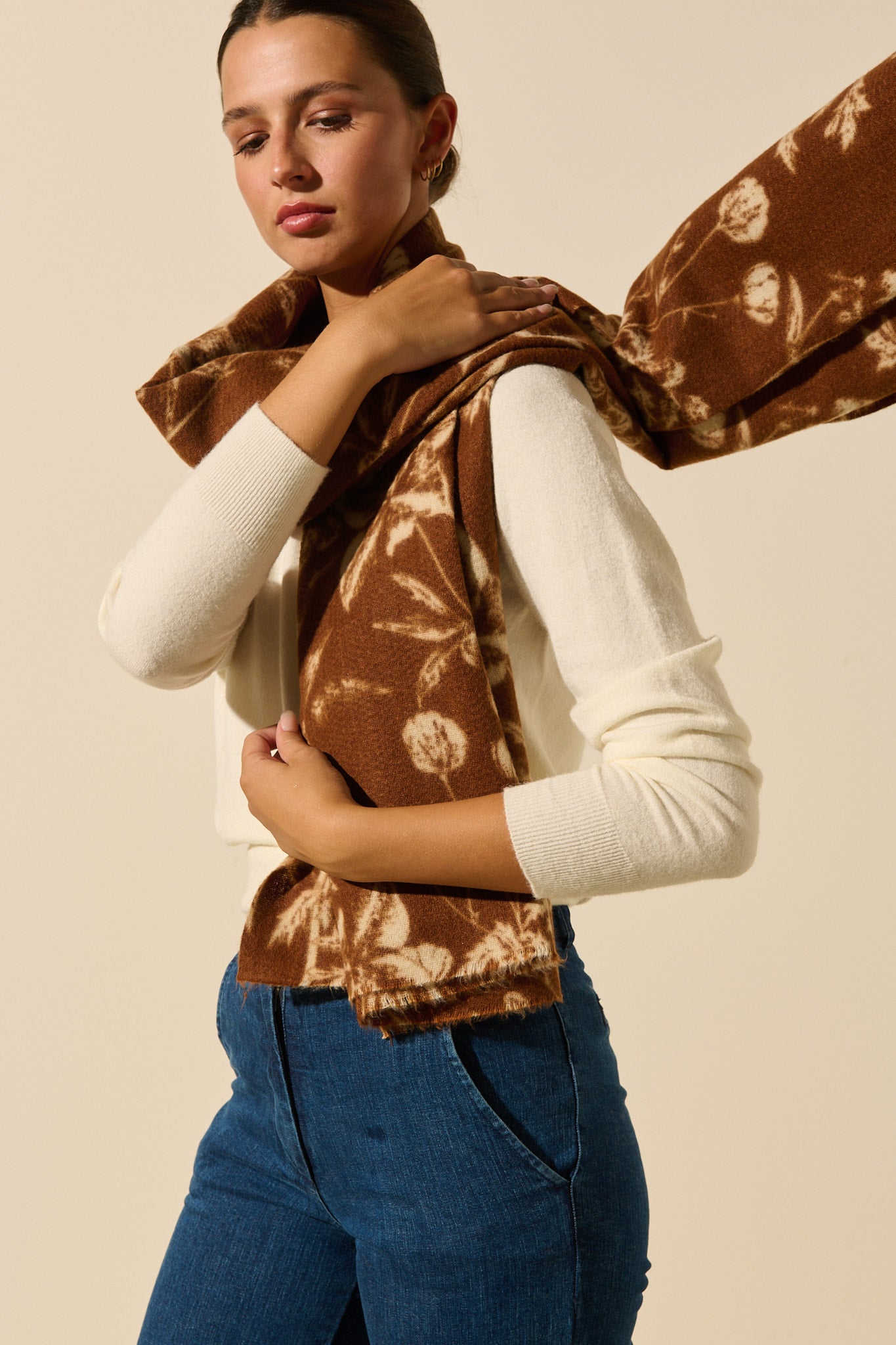 Flower scarf