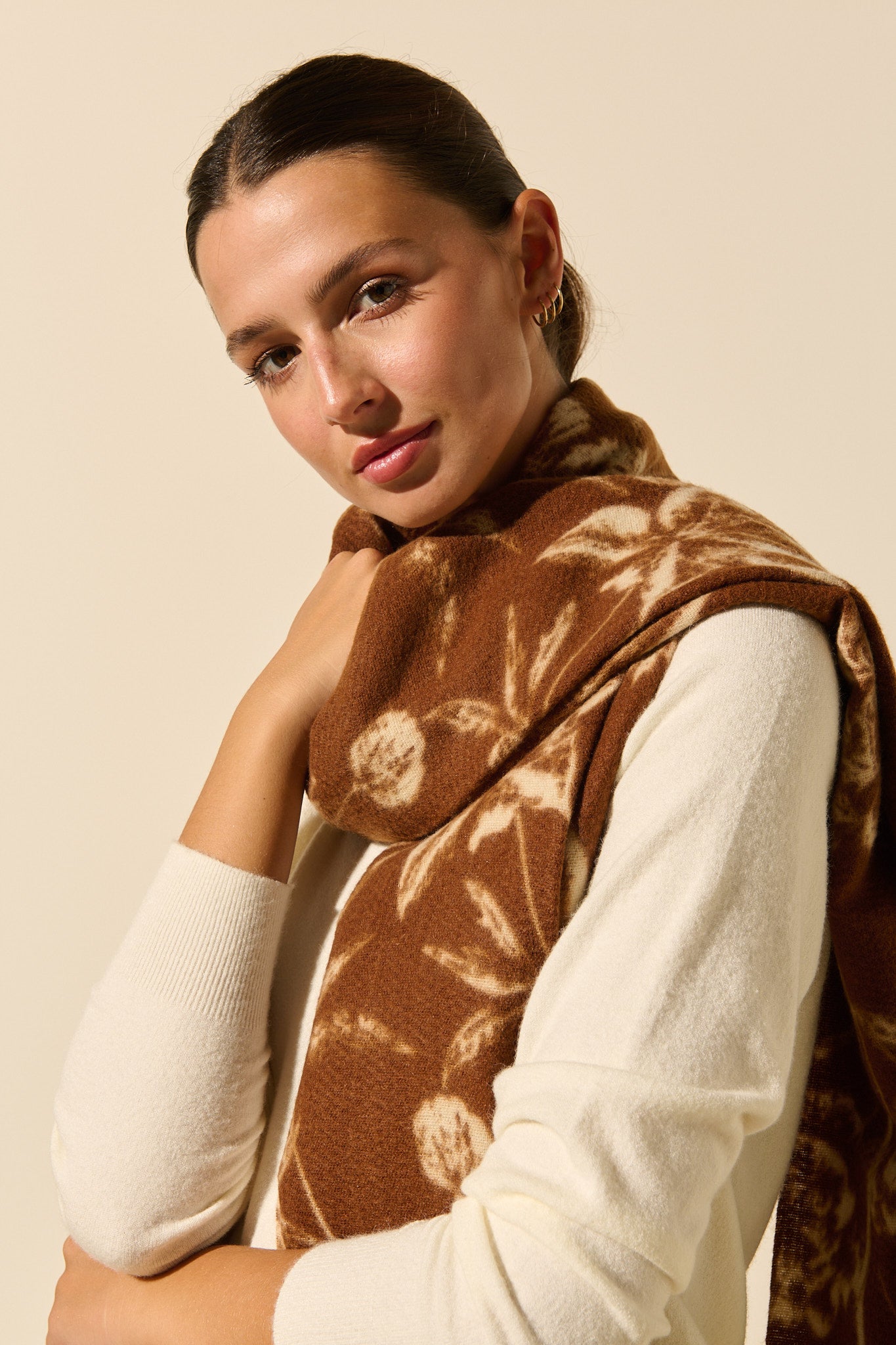 Flower scarf
