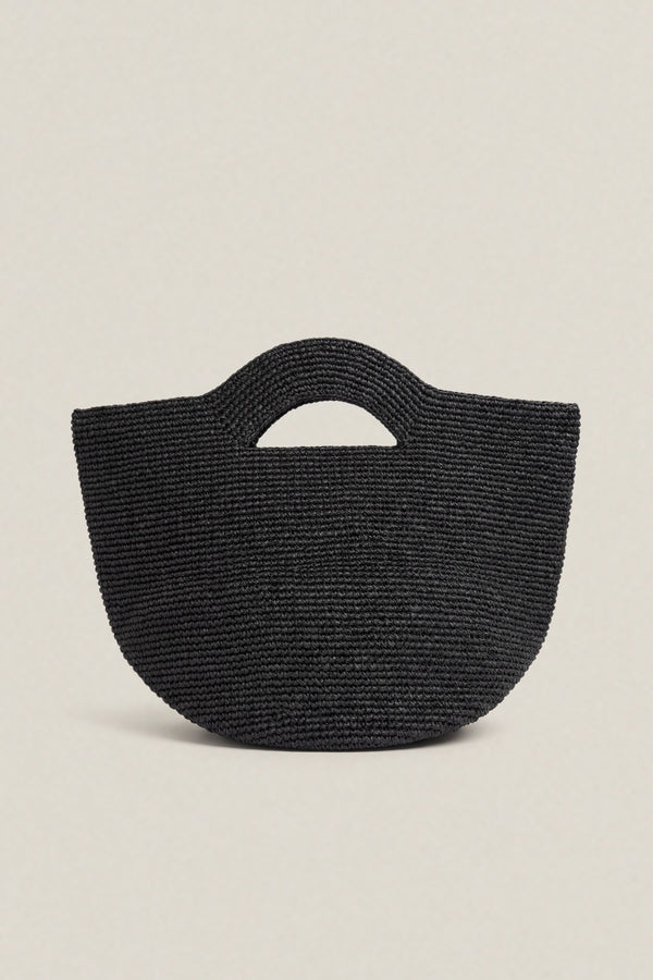 Fedor | Braided half-moon bag