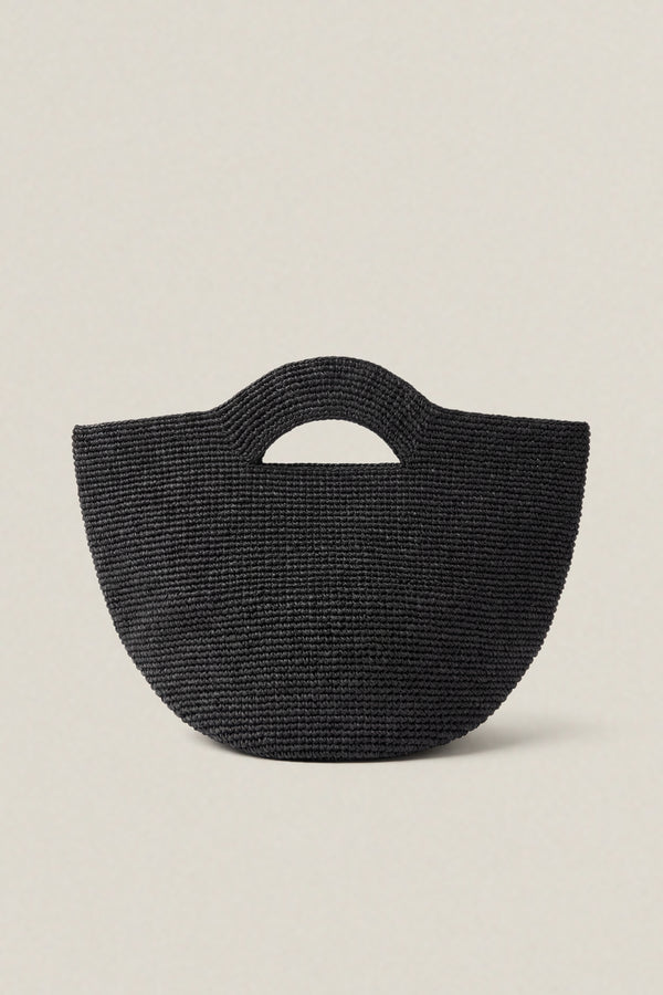Fedor | Braided half-moon bag