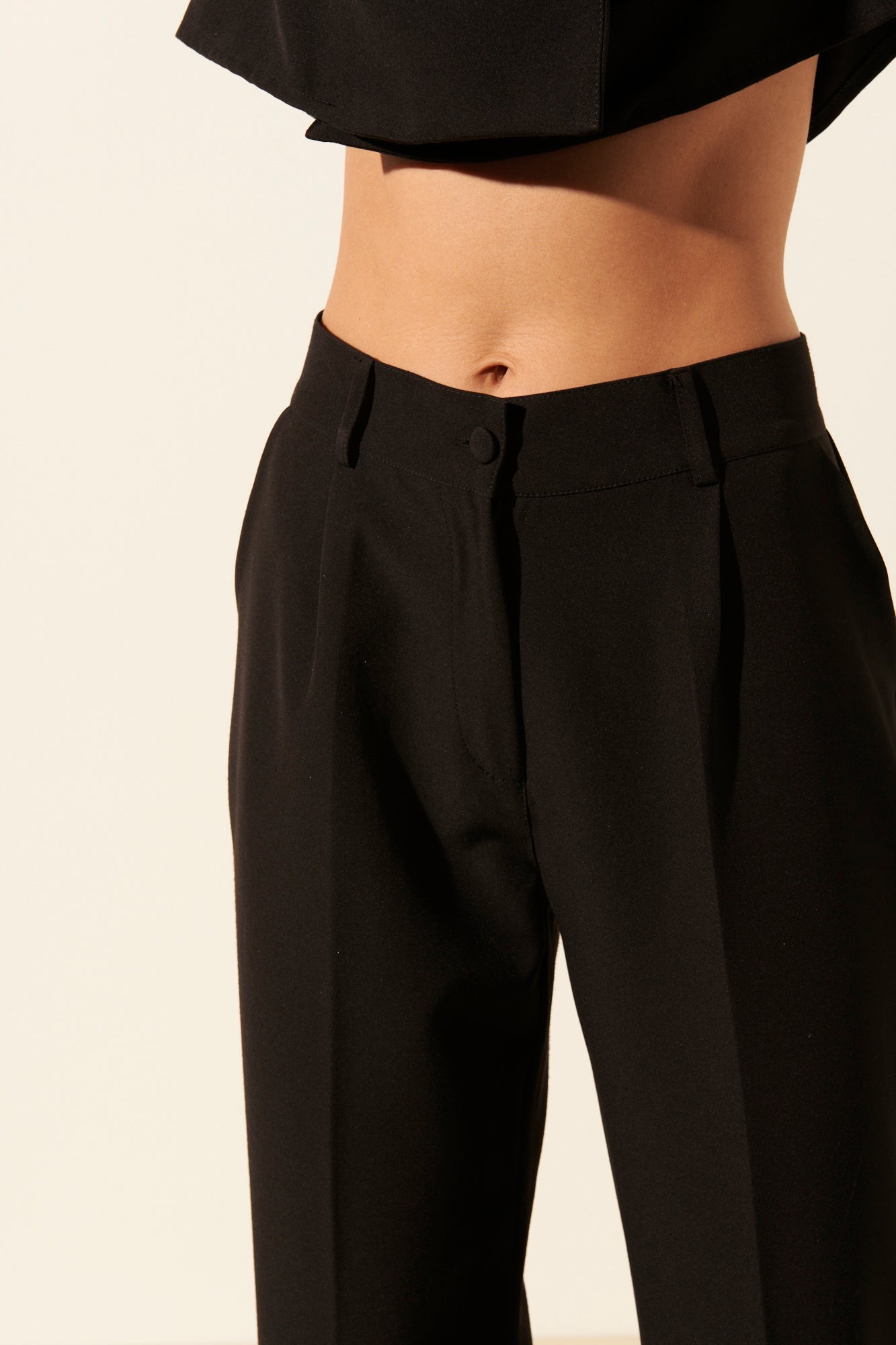 Justin | High-waisted blazer pants