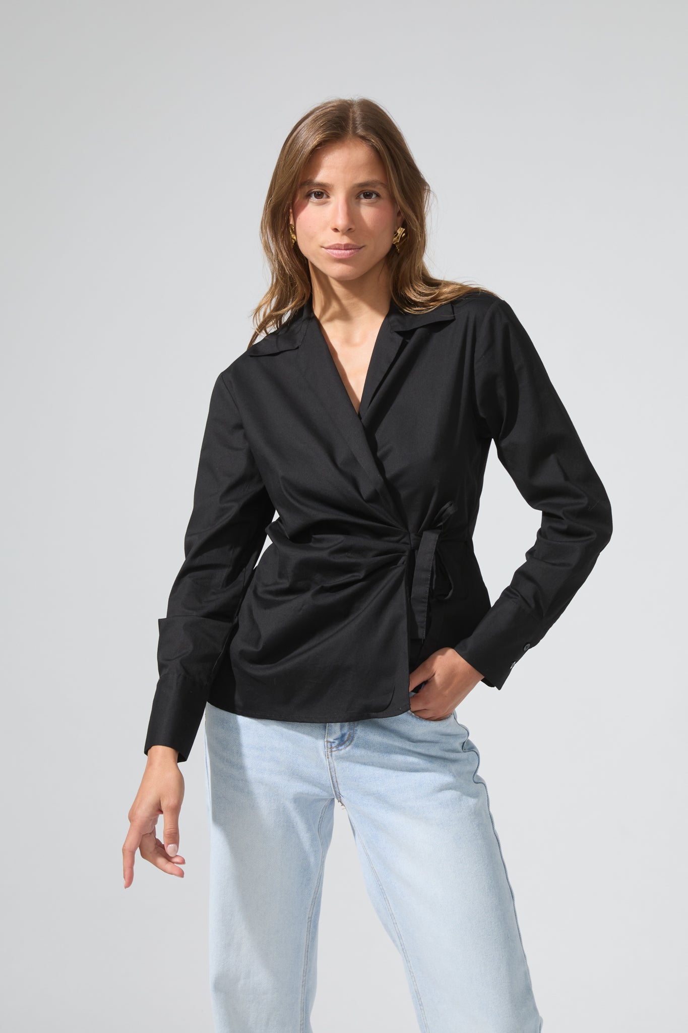 Jeanne | Wrap shirt