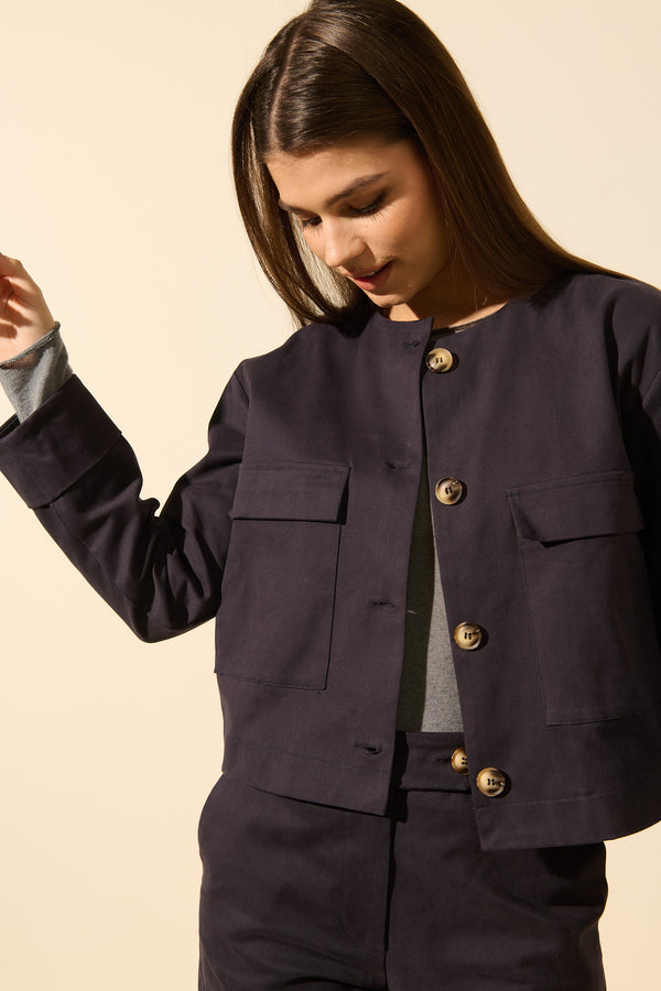 Pauline | Classic buttoned jacket