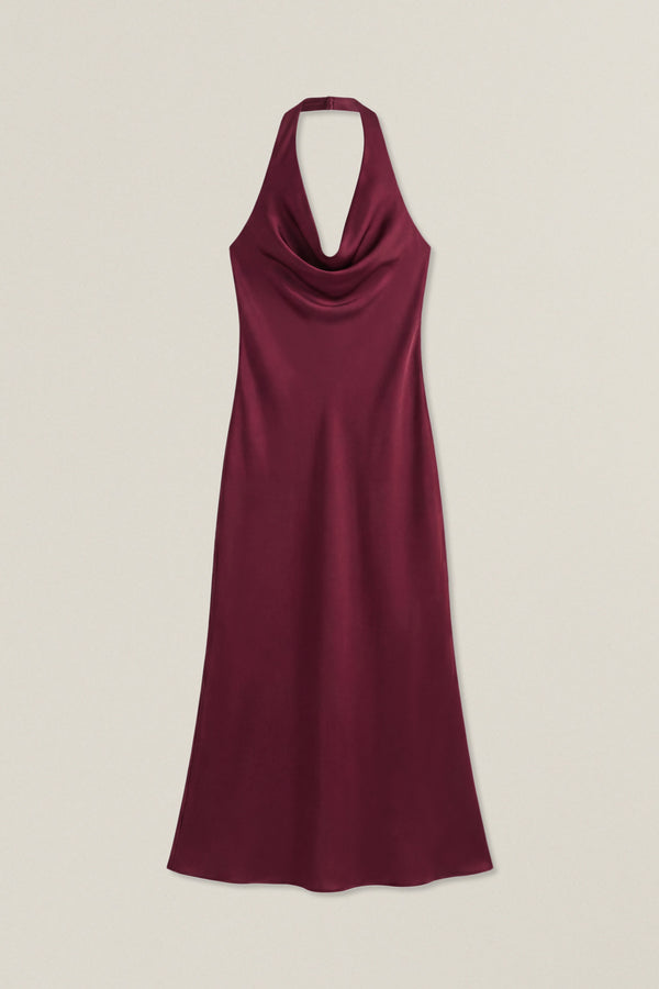 Preziosa | Satin Halter Dress