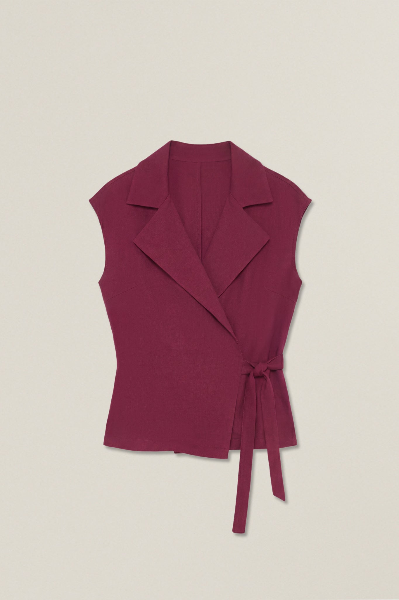 Rapallo | Linen wrap top