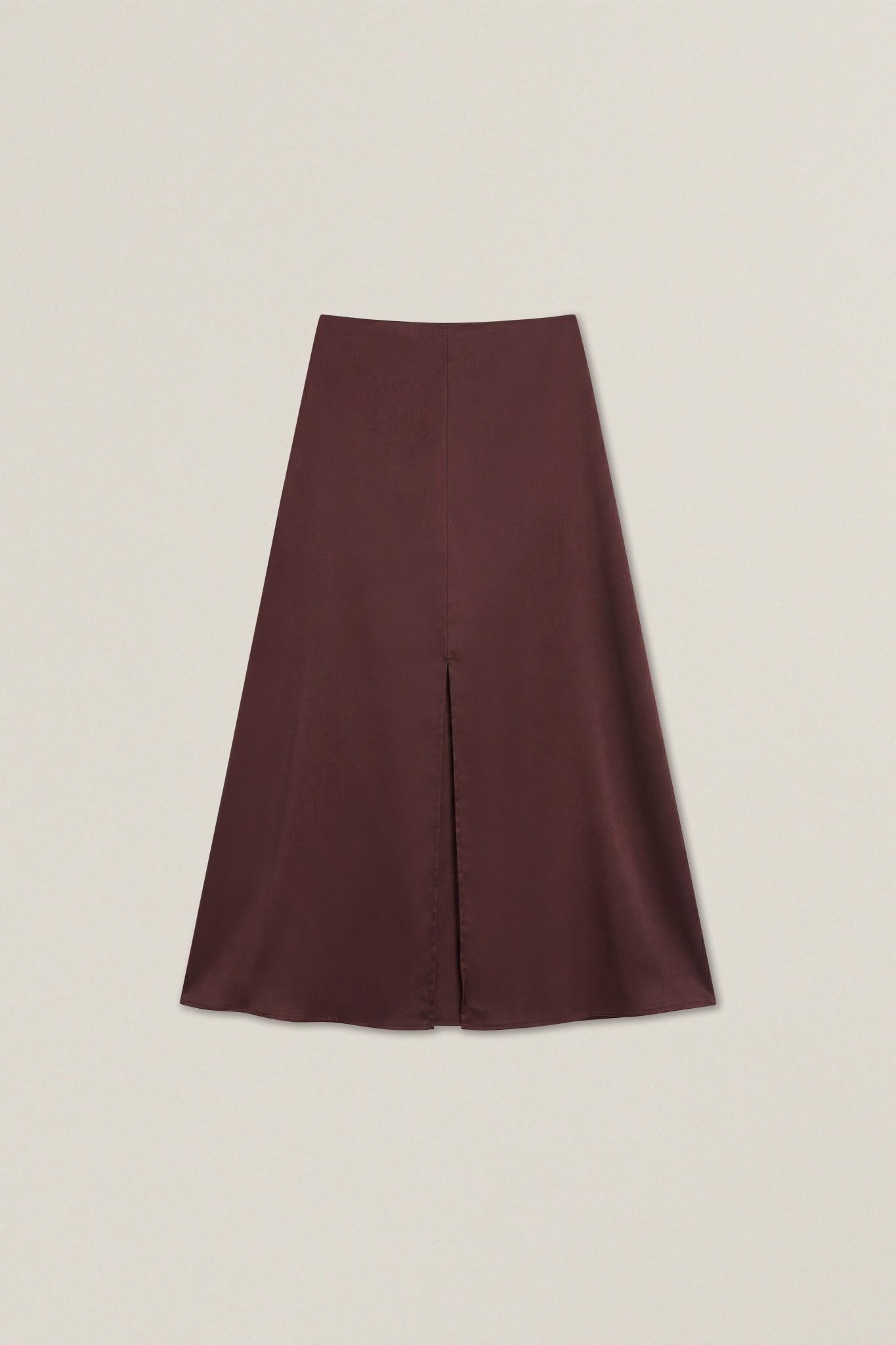 Alberta | Satin midi skirt