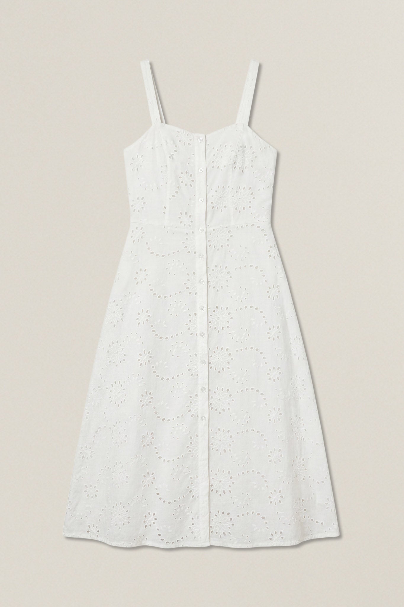 Cameron | Macramé Midi Dress