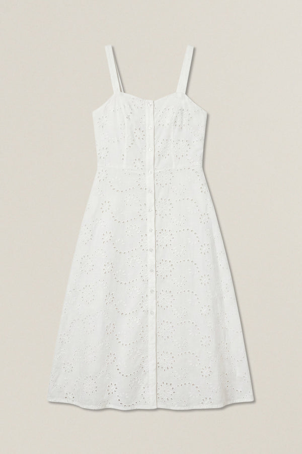Cameron | Macramé Midi Dress