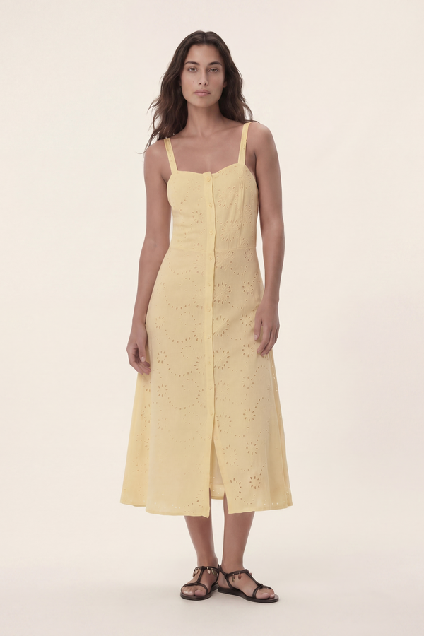 Cameron | Macrame midi dress