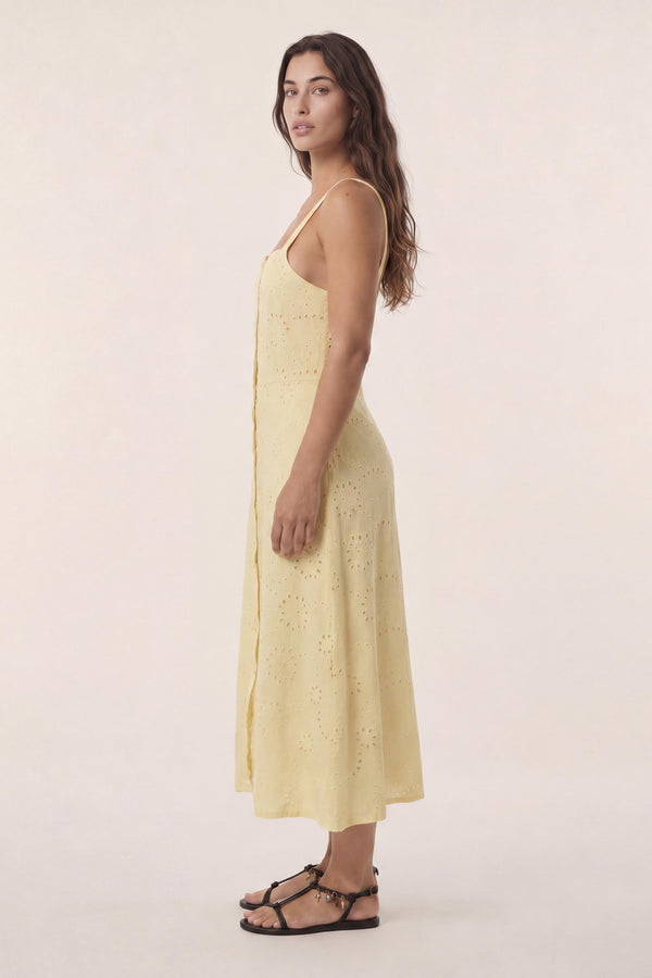 Cameron | Macrame midi dress