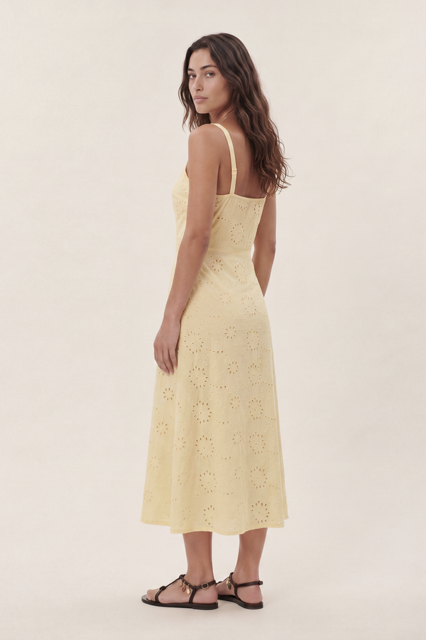 Cameron | Macrame midi dress