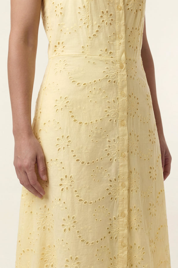 Cameron | Macrame midi dress