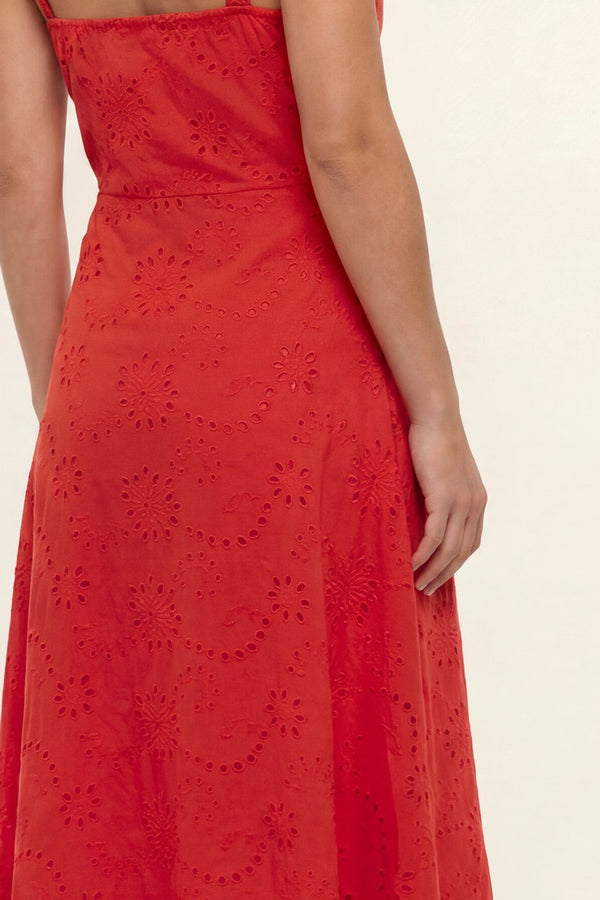 Cameron | Macrame Midi Dress