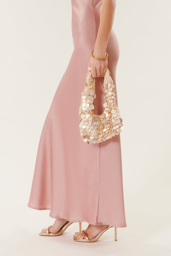 Caroline | Satin long dress