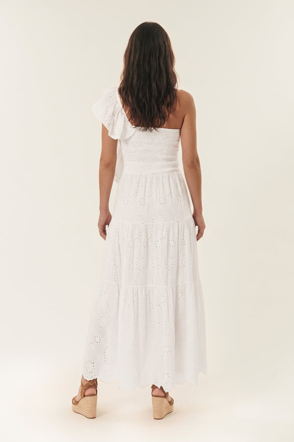 Elodie | Long macramé skirt
