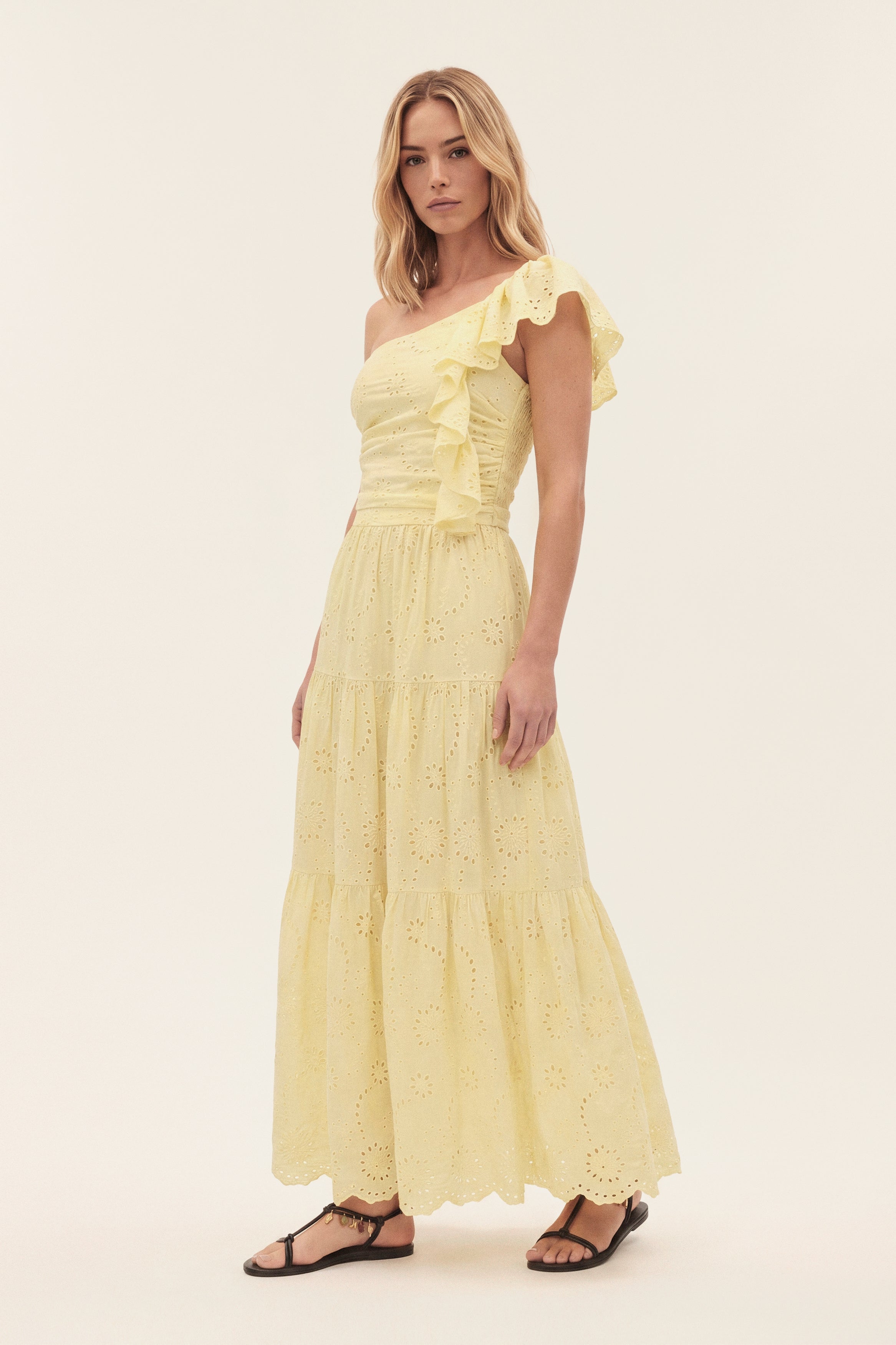 Elodie | Long macramé skirt