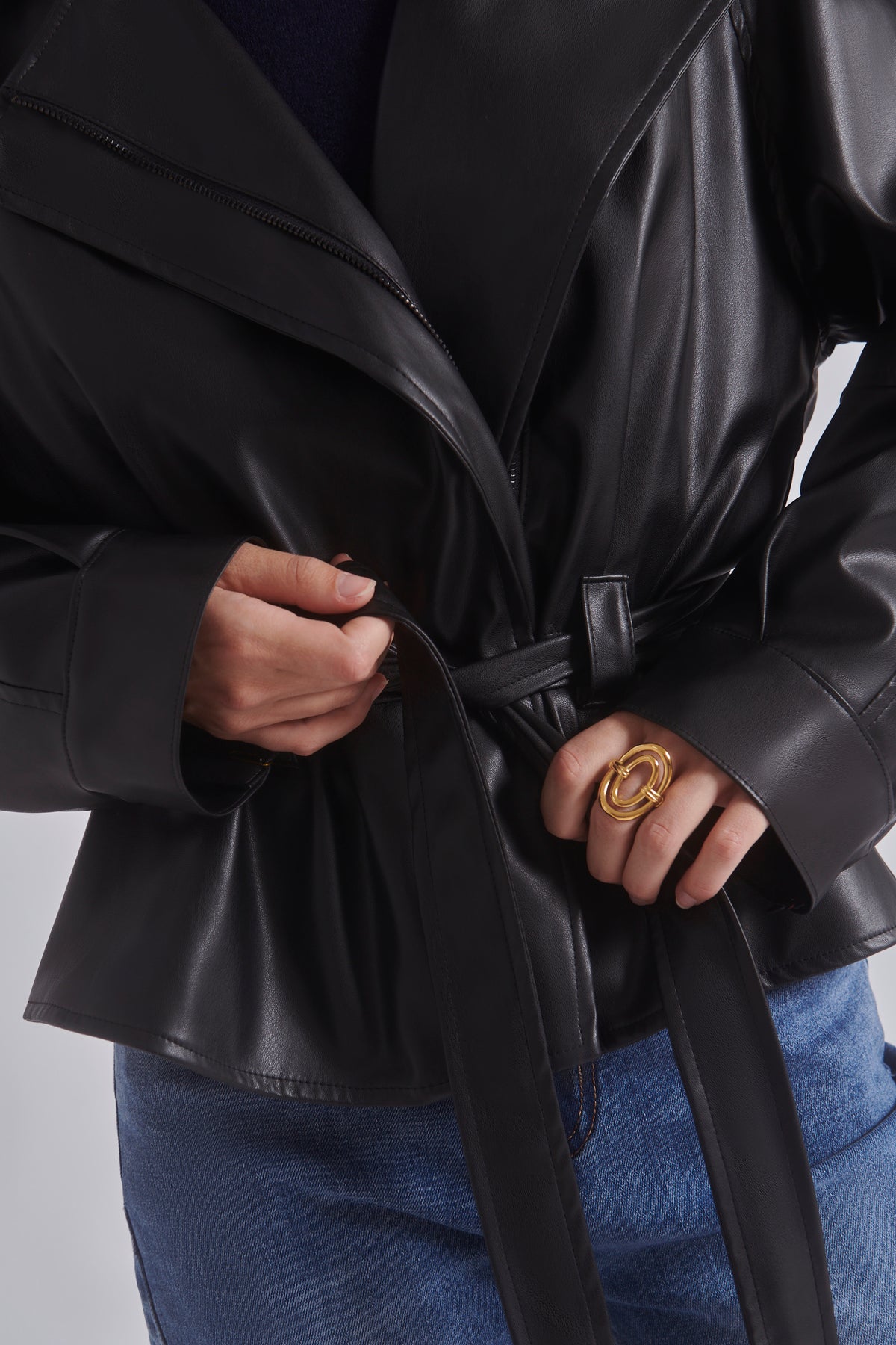 Janis | Veste simili cuir