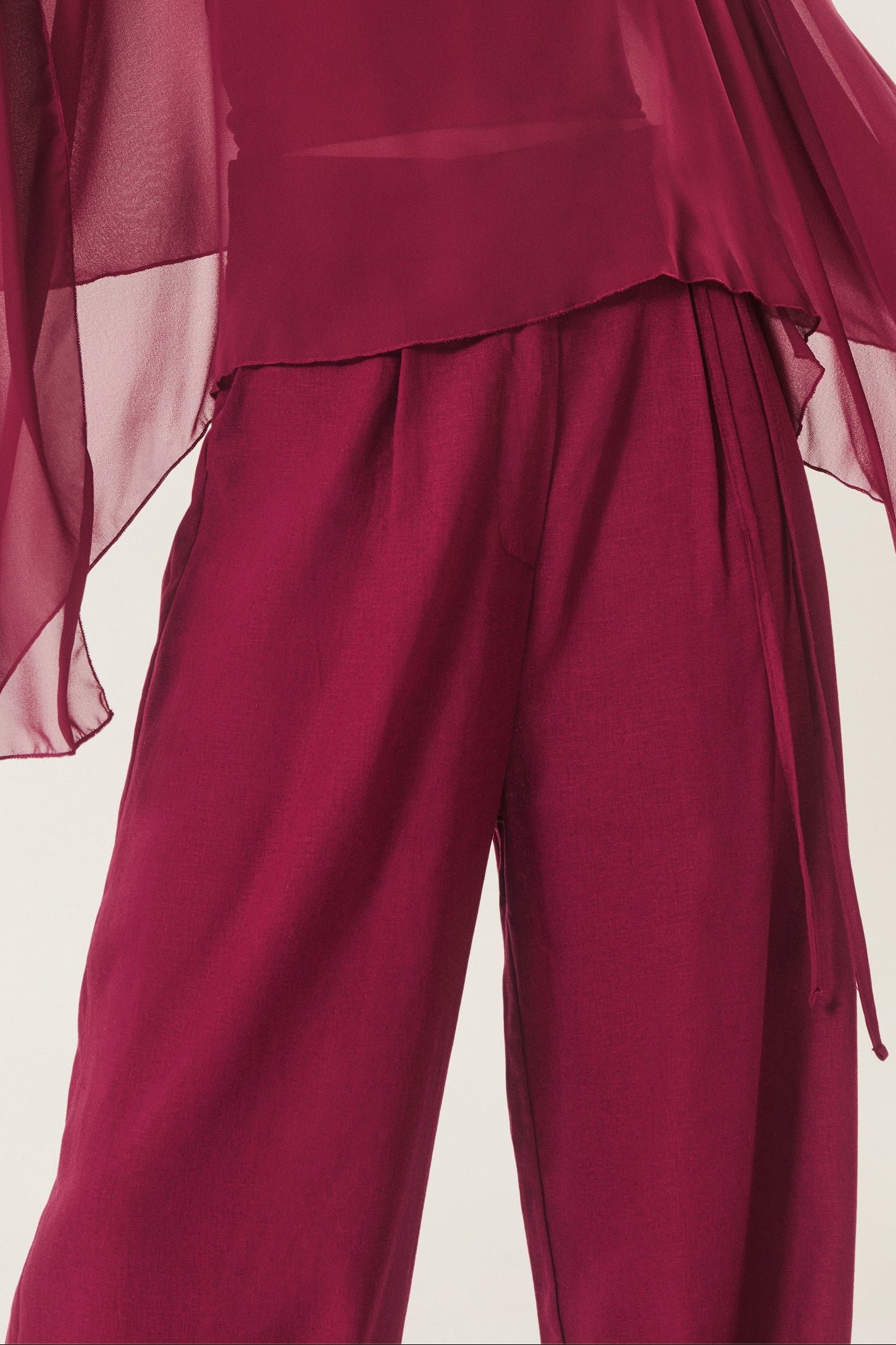 Cosimo | Wide linen trousers