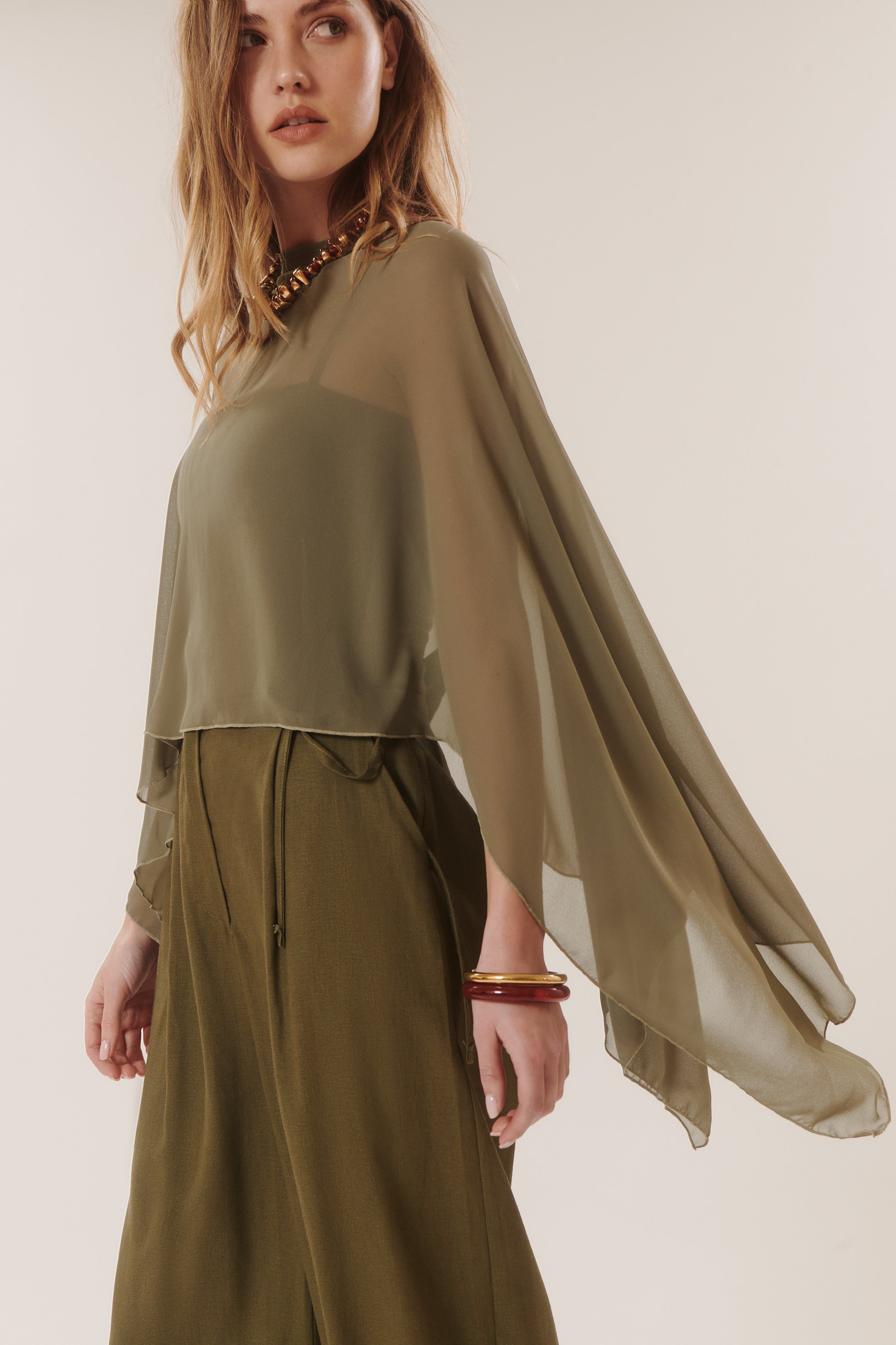 Cosimo | Wide leg linen trousers