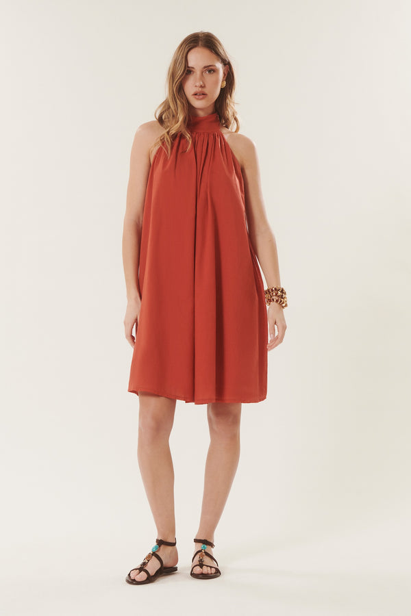 Kos | Fluid Halterneck Dress