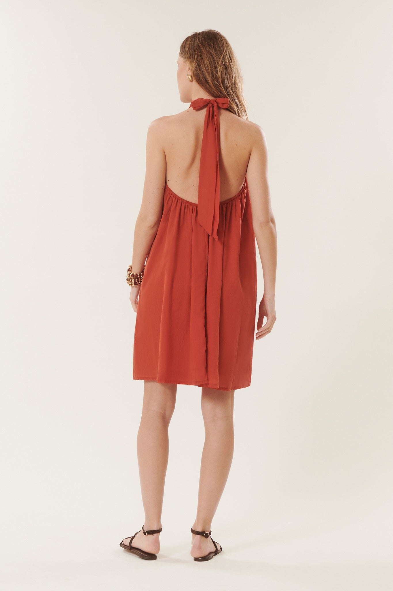 Kos | Fluid Halterneck Dress