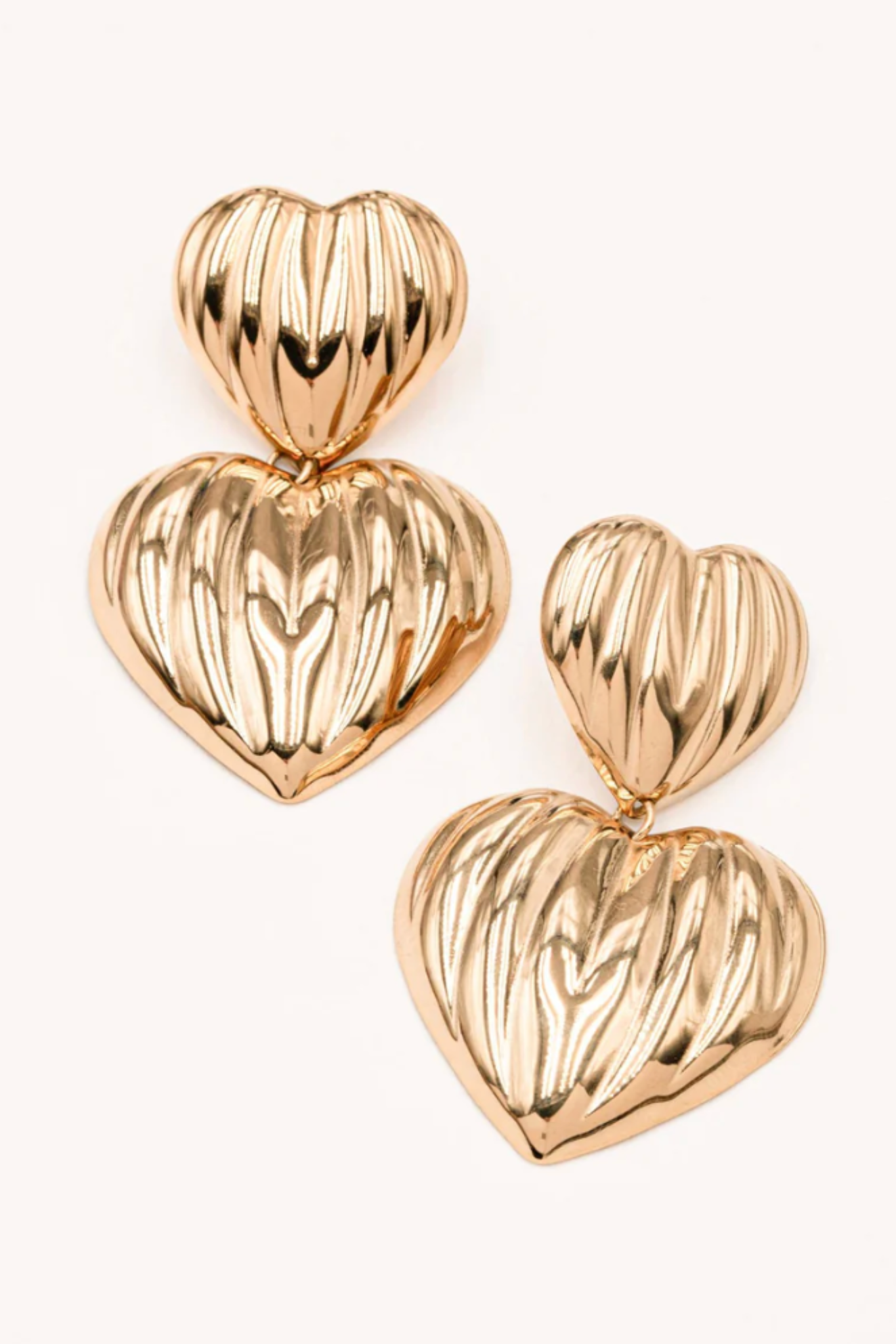 Nahia | Hanging heart earrings