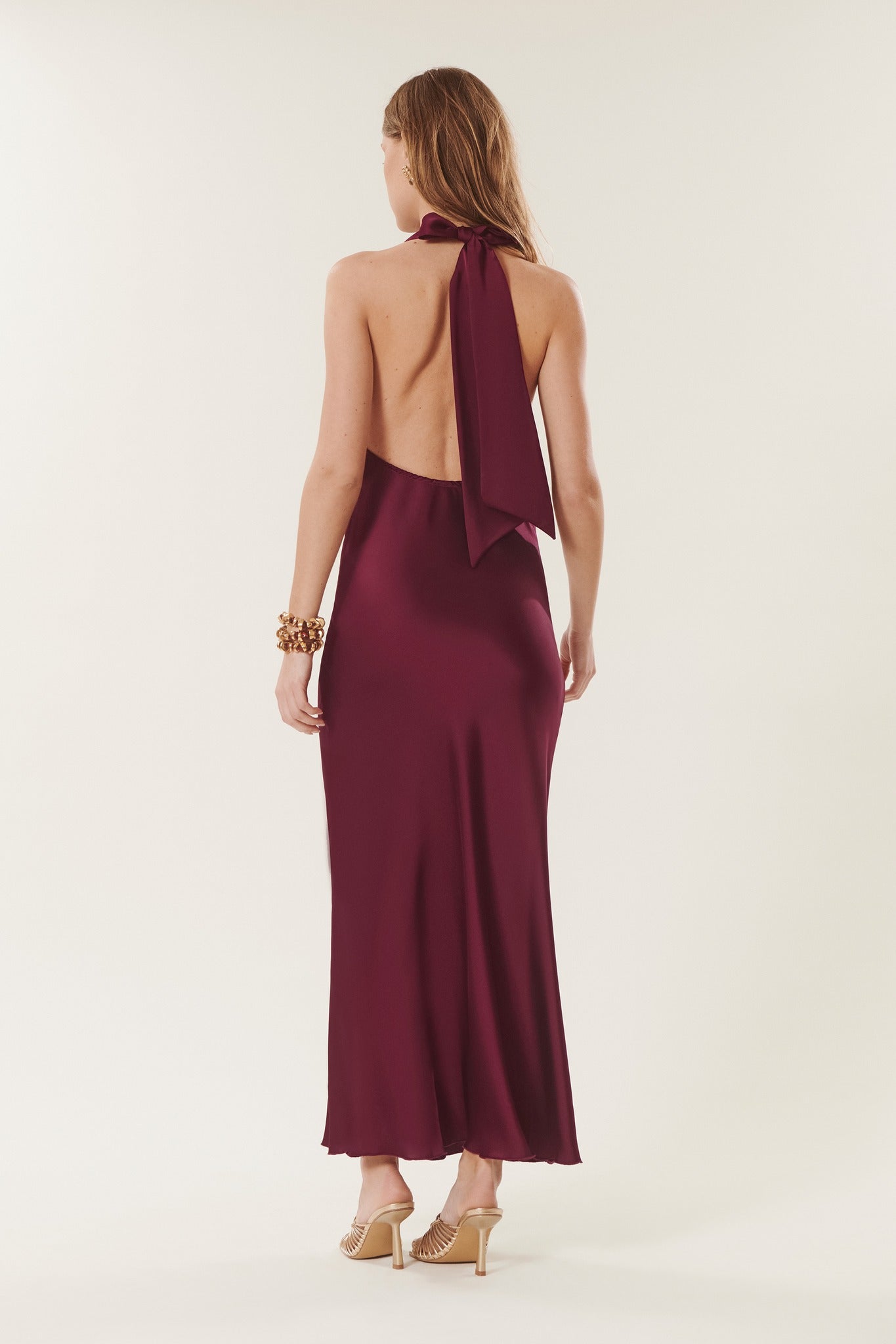 Preziosa | Satin Halter Dress