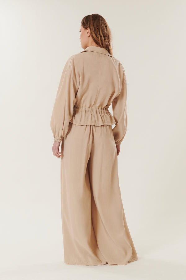 Sinai | Pleated wide-leg trousers