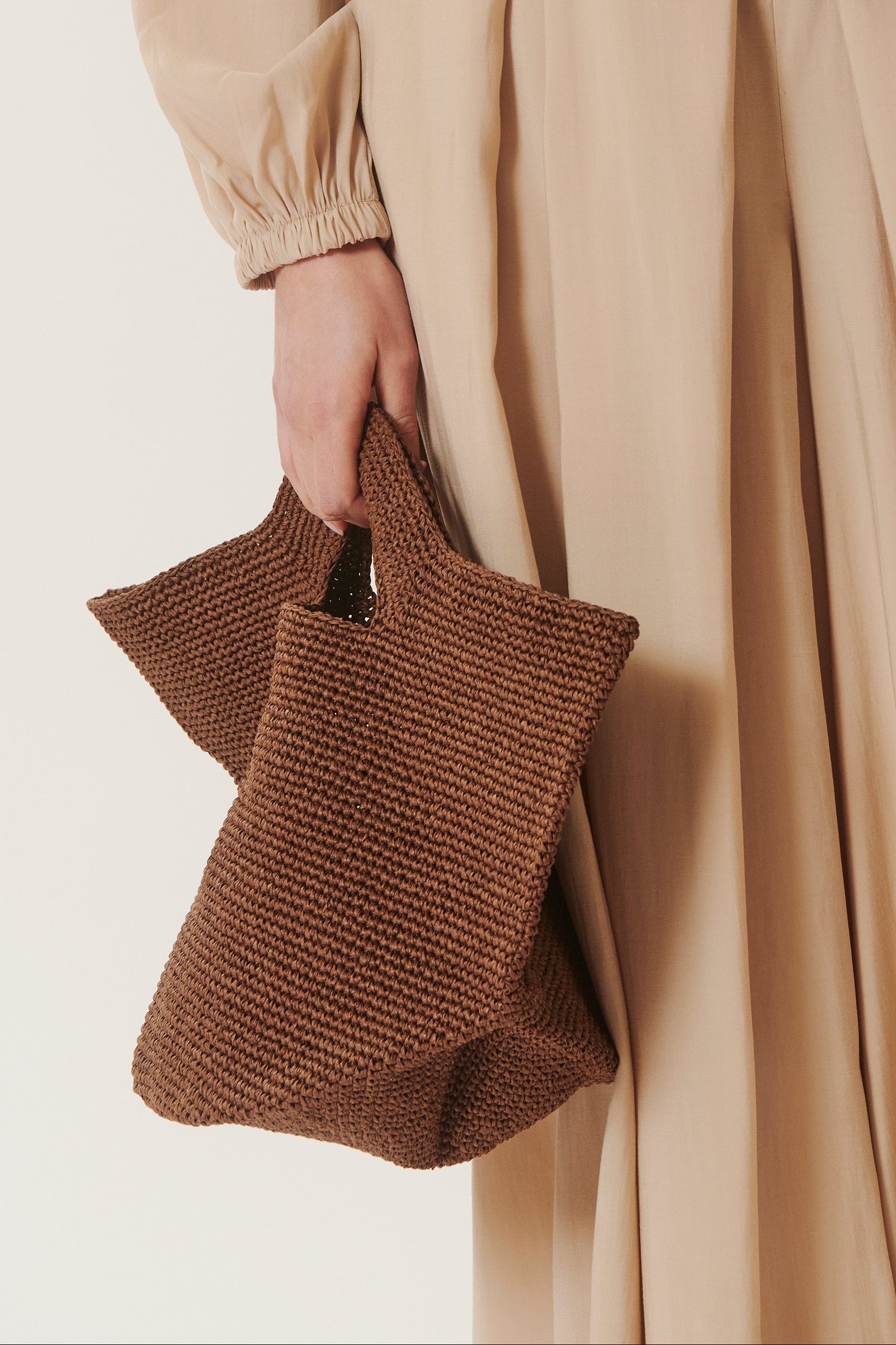 Fedor | Braided half-moon bag