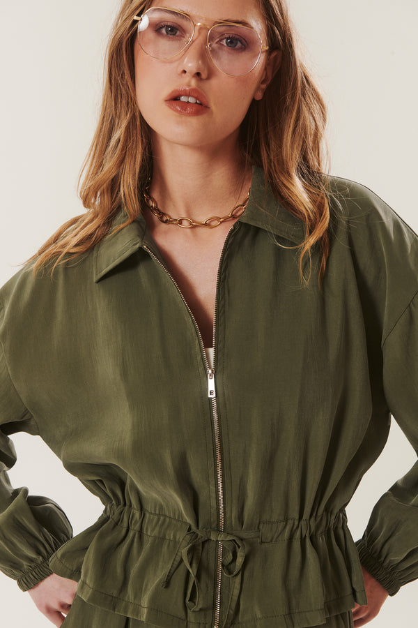 Sami | Fitted flowing jacket