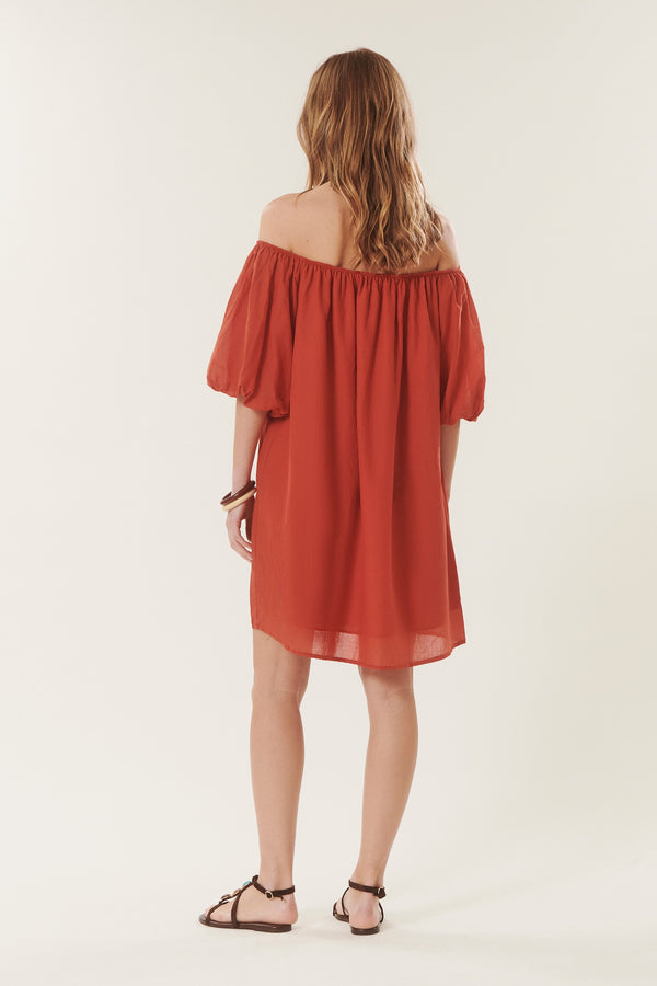 Seneca | Off-the-shoulder mini dress