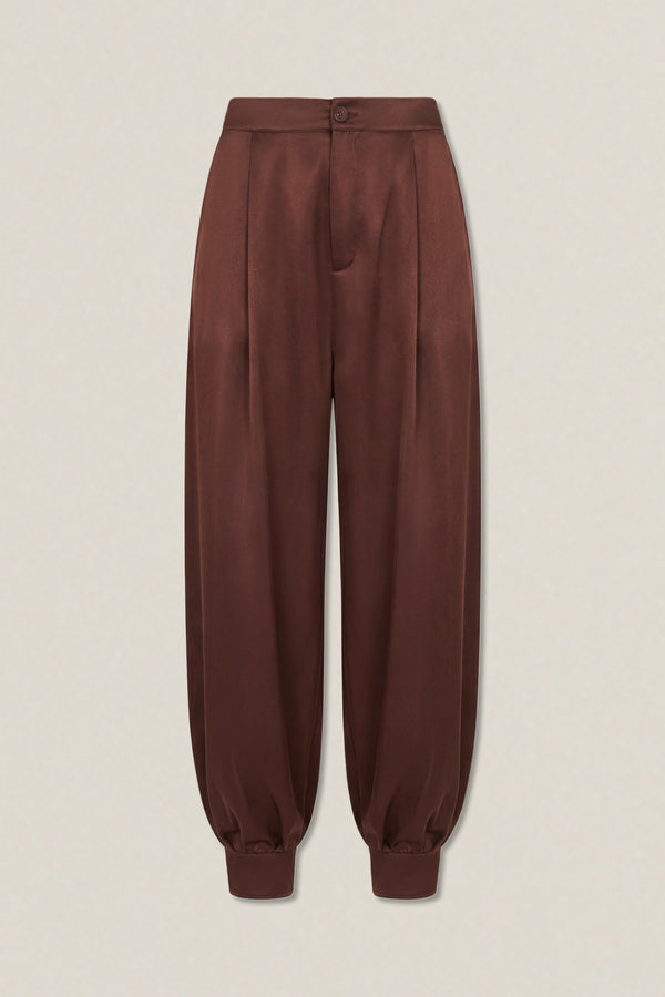 Aldo | Satin Balloon Trousers