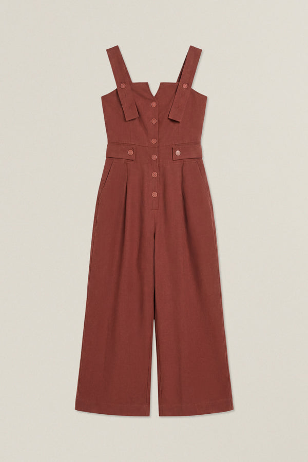 Teresa | Button-up Jumpsuit