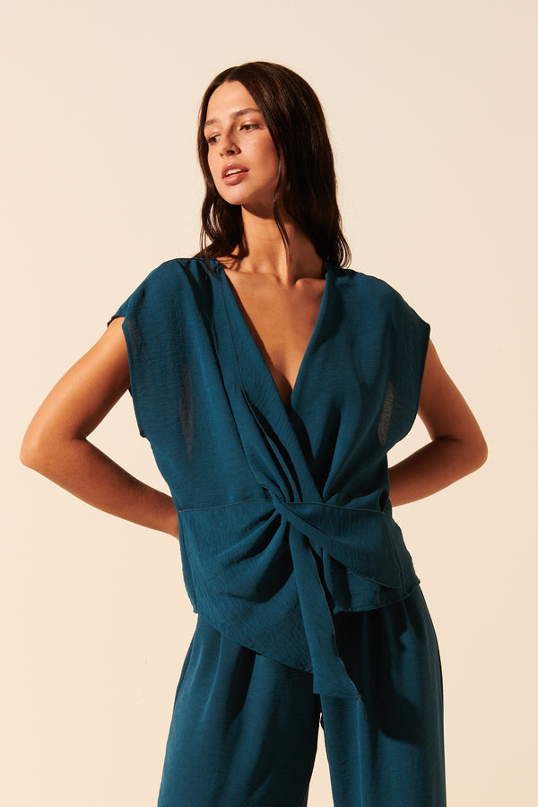 Annalivia | Wrap blouse