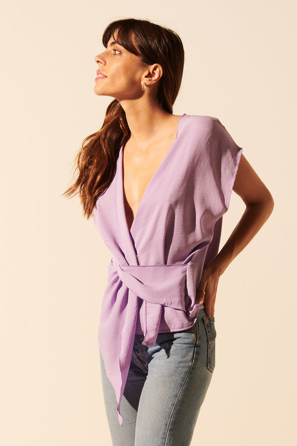 Annalivia | Wrap blouse