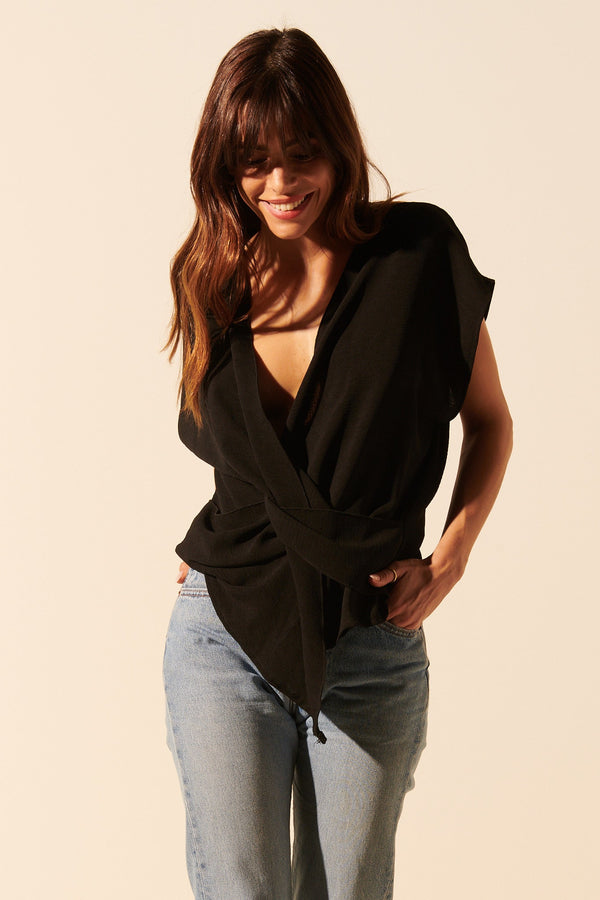 Annalivia | Wrap blouse
