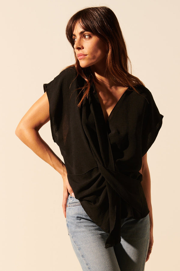 Annalivia | Wrap blouse