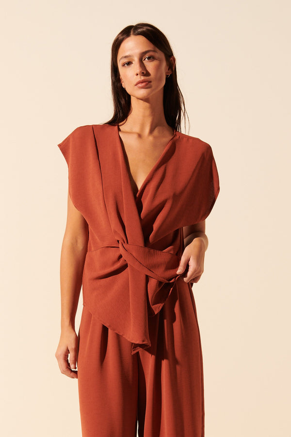 Annalivia | Wrap blouse