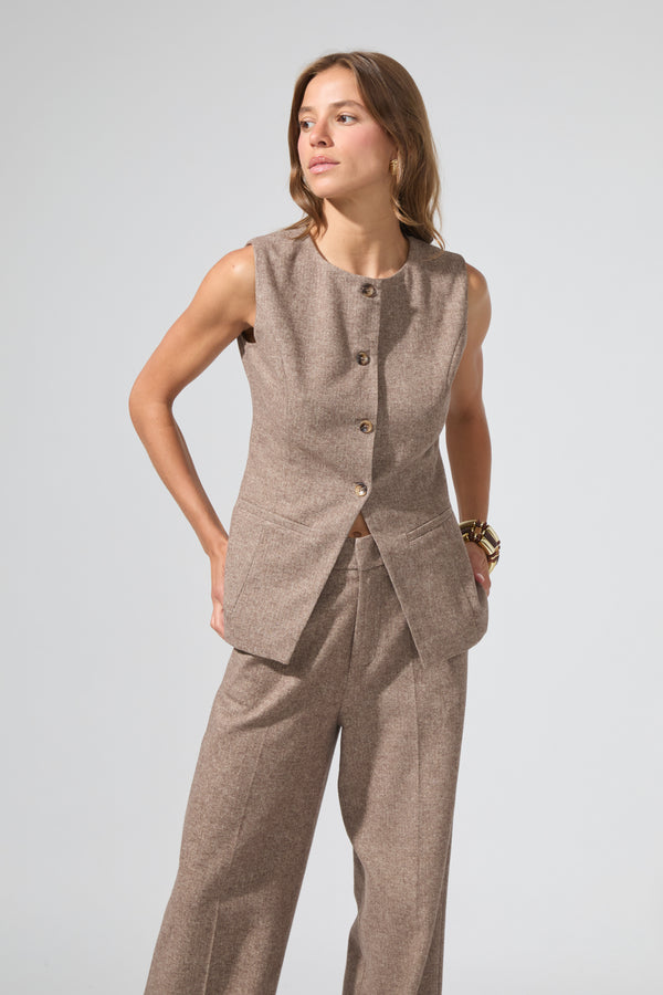 Antonin | Button-up sleeveless vest