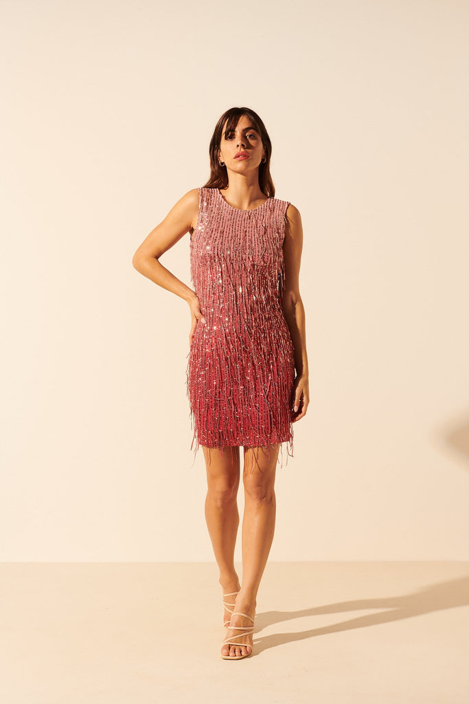 Bling | Fringed dress