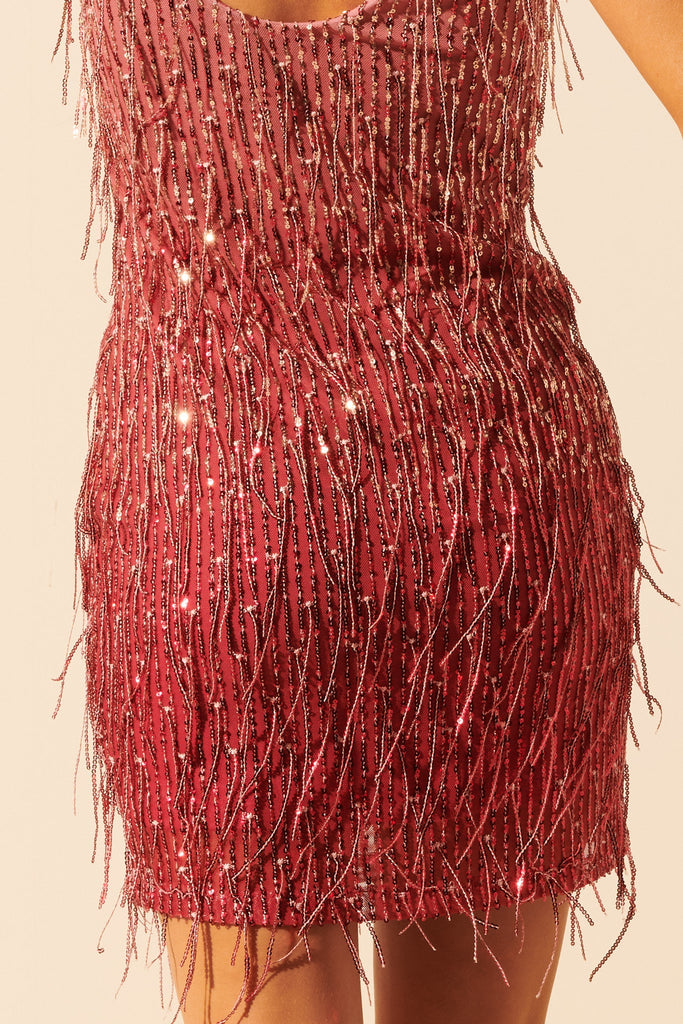 Bling | Fringed dress