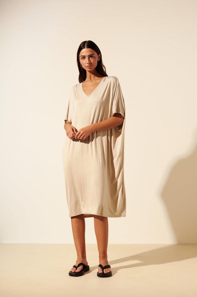 Brooke | Fluid t-shirt dress